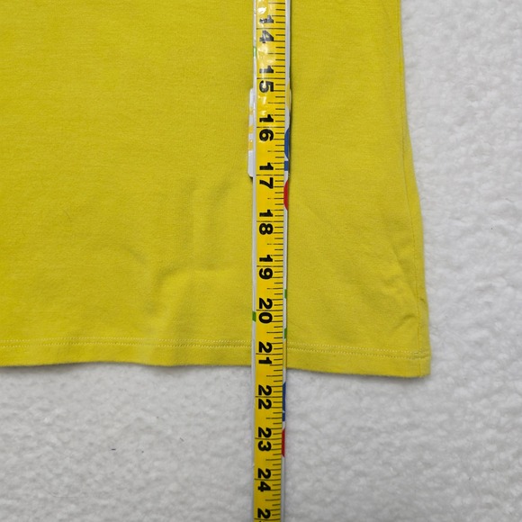 Eileen Fisher Yellow Organic Cotton Lycra Tank Top Women's Size S Sleeveless - Picture 10 of 12